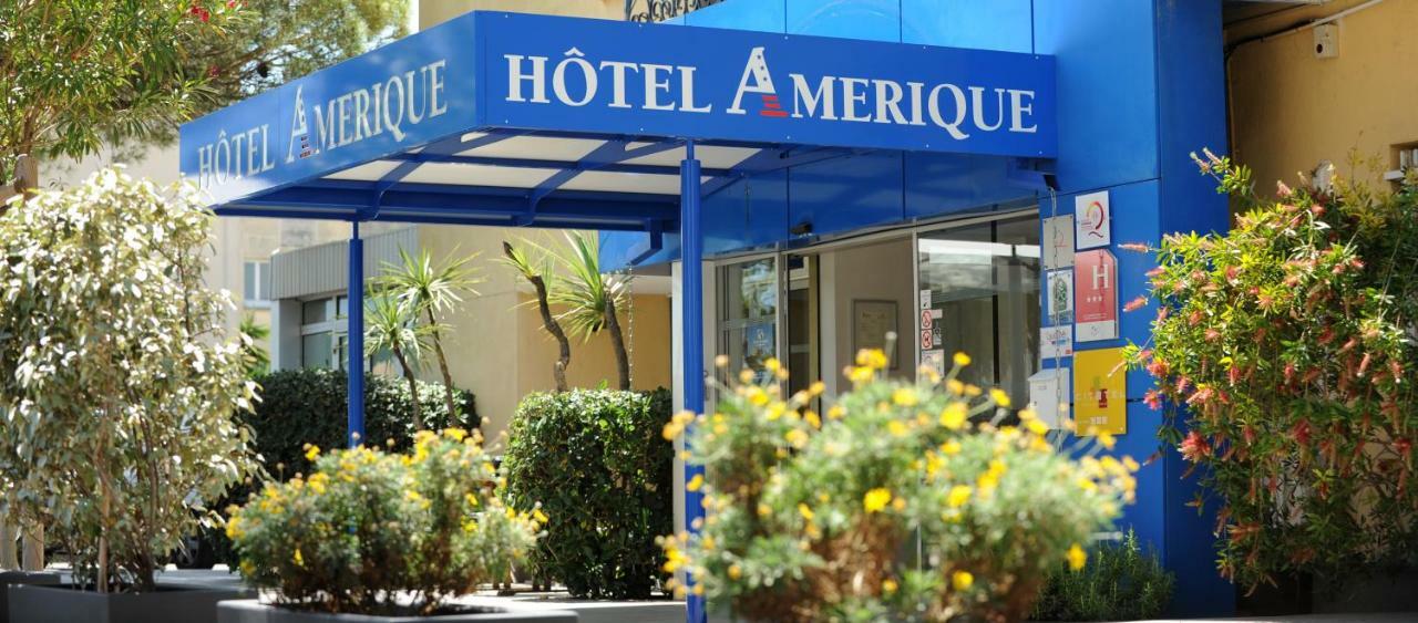 Amerique Hotel Palavas - Piscine&Parking - Plage Exterior foto